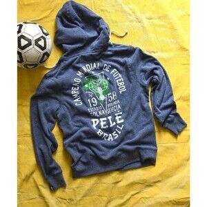 Roots Of Fight Pelé Soccer Hoodie NWT Medium World Cup Fifa Champion Futebol